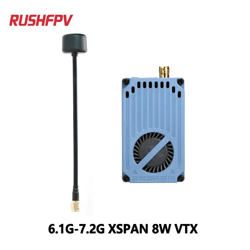 Vtx Video Transmitter - 8W FPV VTX ビデオトランスミッター 6.1-7GHz ハイパワー長距離耐干渉モジュール