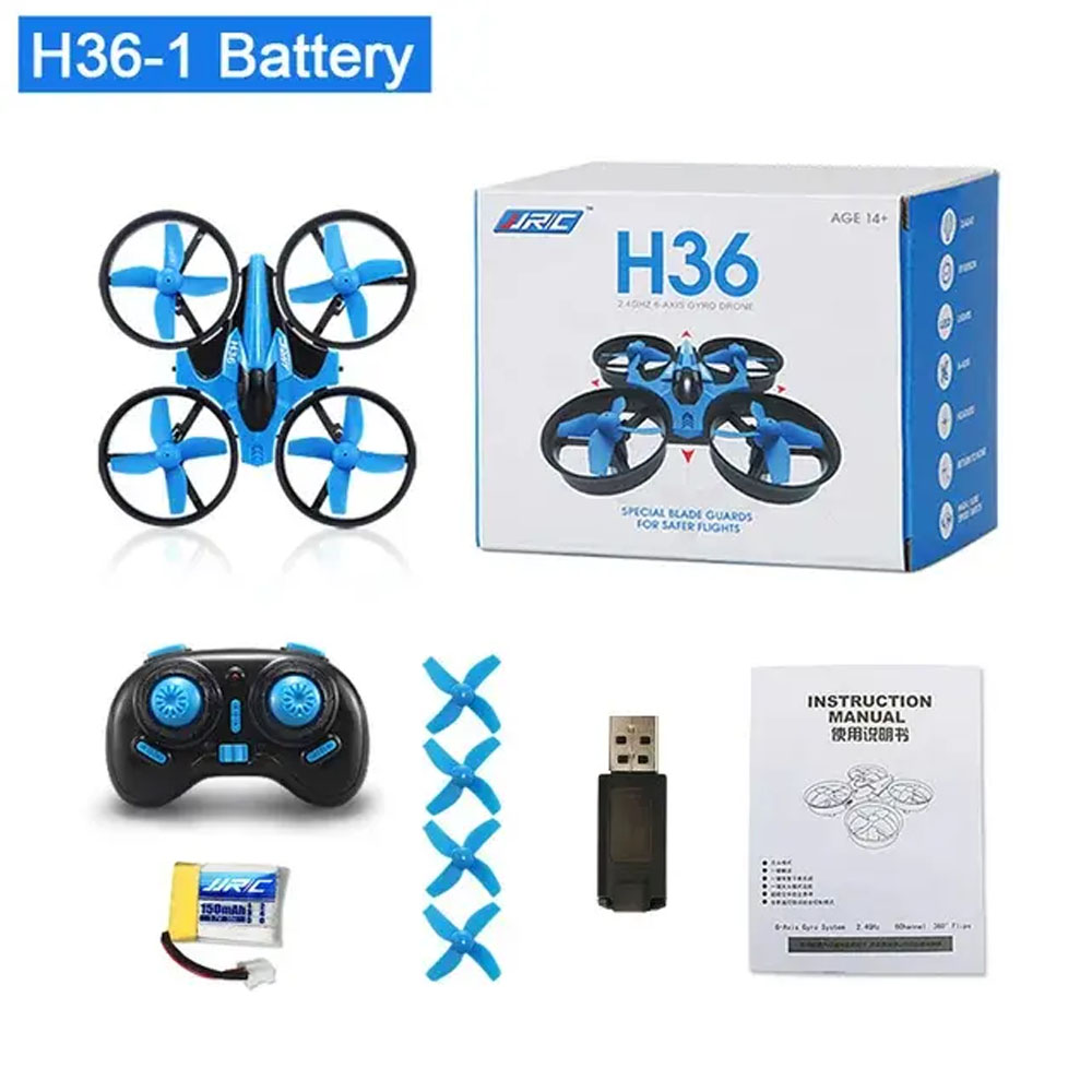Drone Aircraft Jjrc - JJRC H36 ミニRC 2.4Gドローン 6軸ヘッドレスモードUAV 衝突回避ヘリコプター