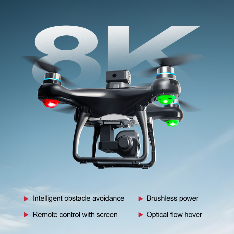 Drone Rc Foldable - Bexine New Z3 GPSドローン、4.3インチスクリーン、5G WIFI FPV、プロ仕様デュアル8K