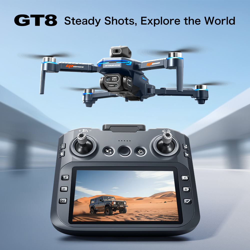 Drone Gt8 Rc - KBDFA GT8 ドローン 6K HD デュアルカメラ