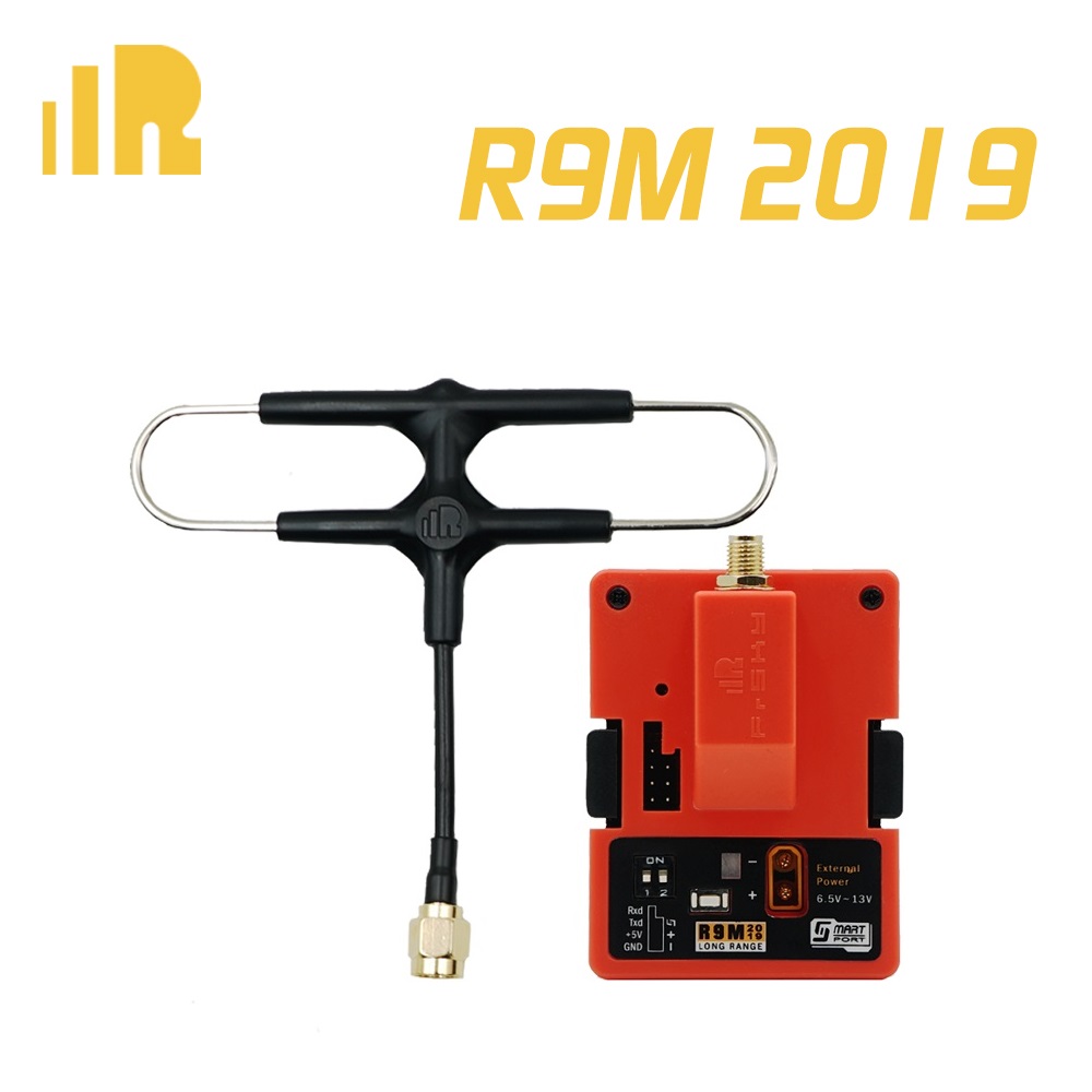 Frsky Receiver Module - FrSky R9M 2019 長距離モジュール、取り付けられたスーパー 8 アンテナ