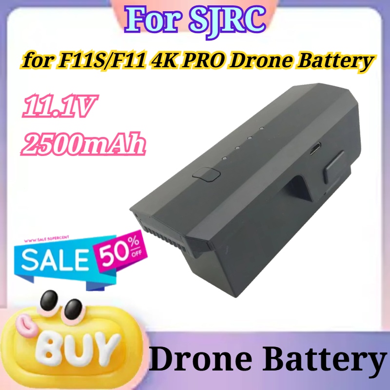 Drone Sjrc - SJRC F11S/F11 4K PROドローンバッテリー 11.1V 2500mAhバッテリー