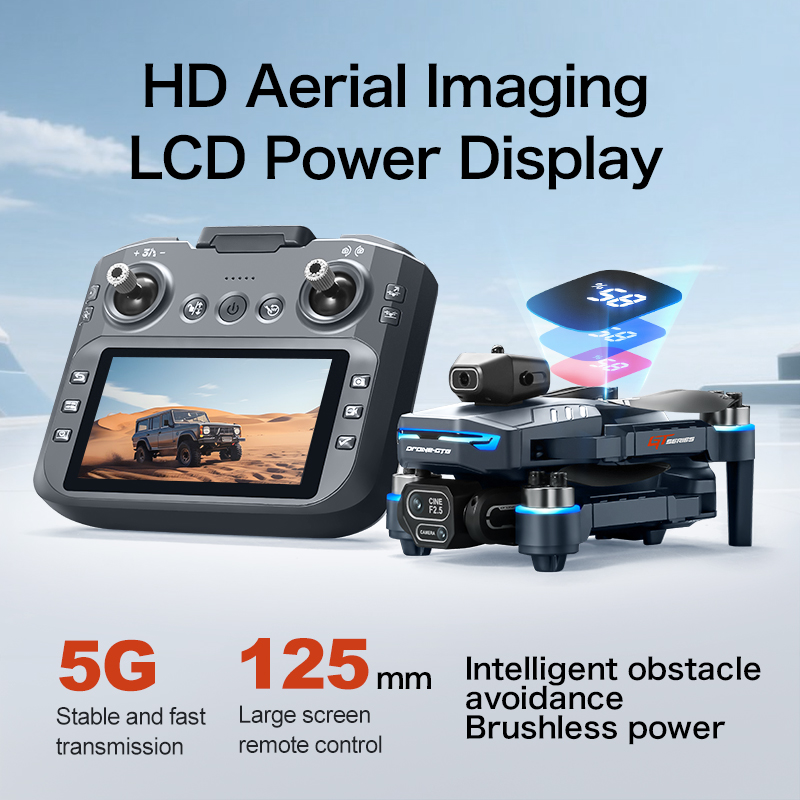 Drone Gt8 Rc - 2026年最新クアッドコプターRCフロー光学写真空中撮影モーターブラシレスコントロールリモートスクリーン大型カメラ付き8kドローンGT8