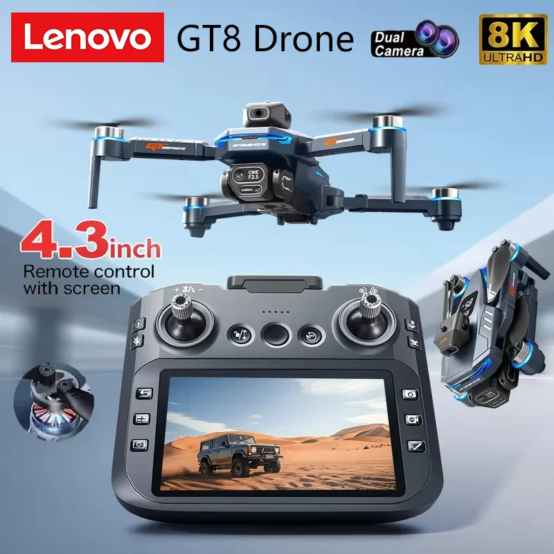 Drone Gt8 Rc - レノボ GT8 ドローン 8K プロフェッショナルデュアルカメラ GPS