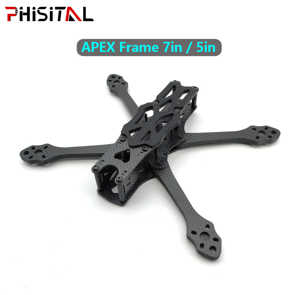 Drone Rc Camera - APEXフレーム 7インチ/6インチ/5インチ カーボンファイバー クアッドコプターフレームキット 19/22mmカメラ用 |
