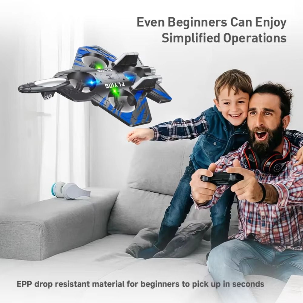 Drone Rc Fighter Jet - EPP フォームリモコンフォーム戦闘機 RC ドローン重力感知 4 モーターヘリコプターおもちゃポータブル耐久性のある