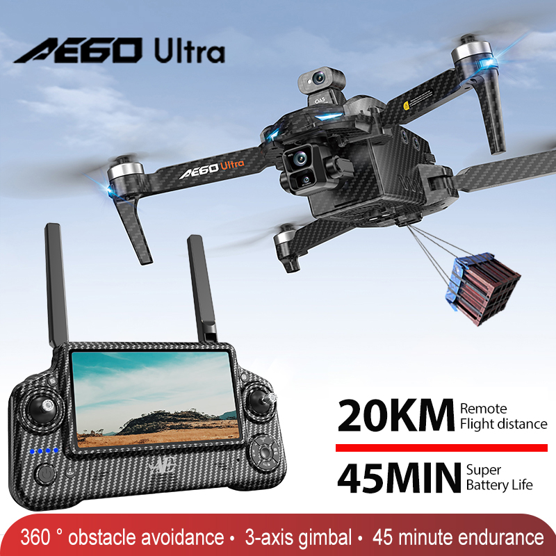 Drone Rc Cable - AE60 GPSドローン プロフェッショナル 8Kカメラ 3軸ジンバル 空撮FPV