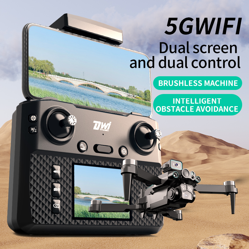 Drone Rc Foldable - DWI D22 8KスクリーンFPV RCドローン WIFI HDカメラ