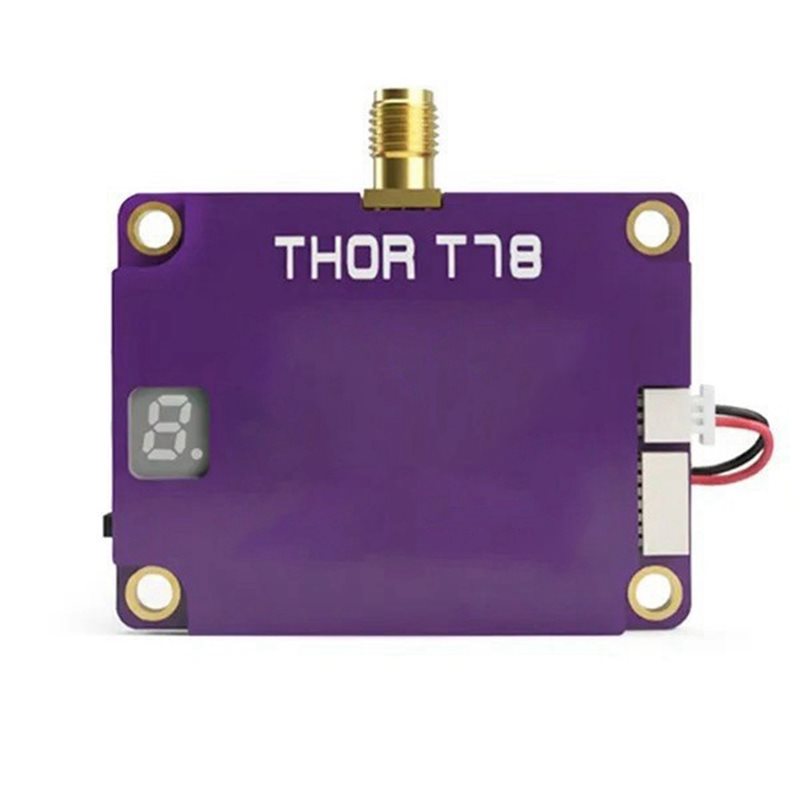 Vtx Video Transmitter - WOWFU-THOR T78 3W FPVビデオトランスミッター 7.2G-8G 長距離VTX
