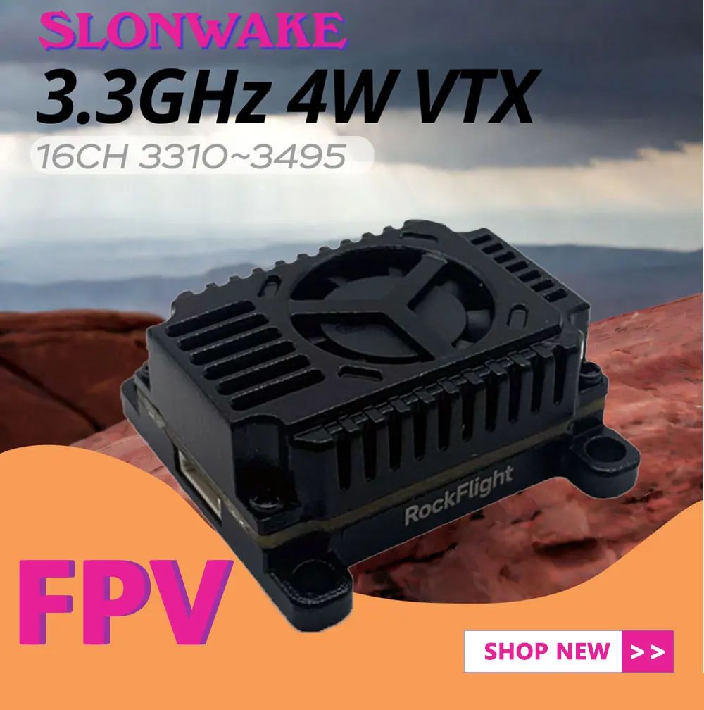 SLONWAKE FPV 3.3G 16CH 4000mW  - Vtx Video Transmitter のレビューと価格