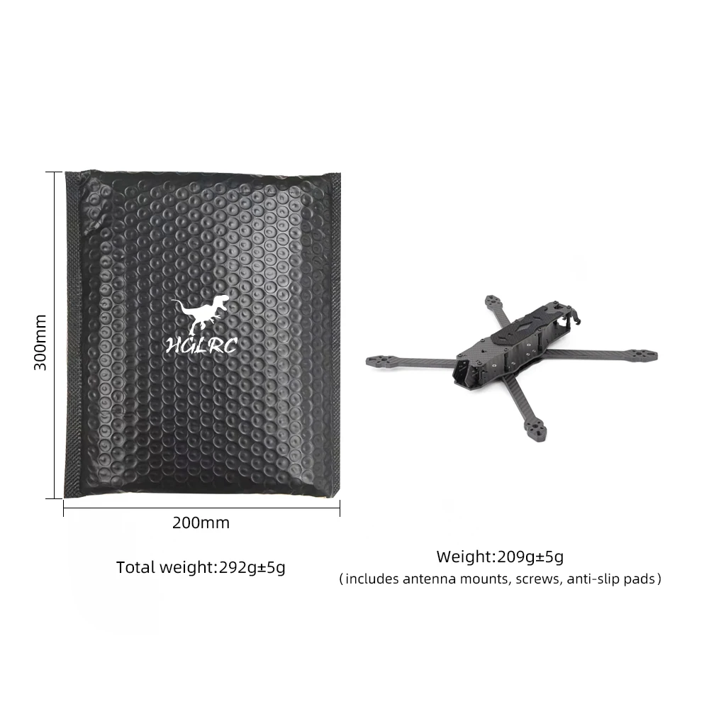 HGLRC MY7 7 インチ 335mm ホイールベースフ - Heavy Lift Drone Frame のレビューと価格