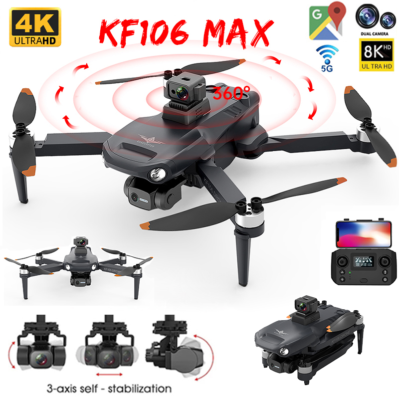 2022 新 KF106 最大ドローン 8K プロフェッショ - Drone Rc Team City のレビューと価格