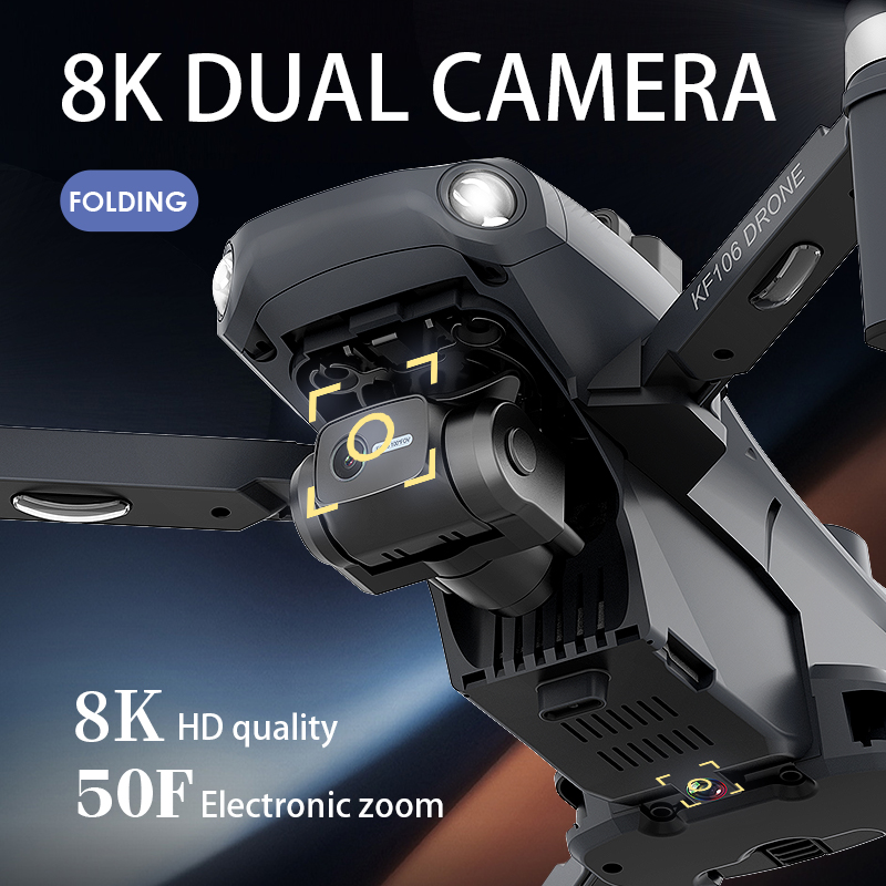 2022 新 KF106 最大ドローン 8K プロフェッショ - Drone Rc Team City のレビューと価格