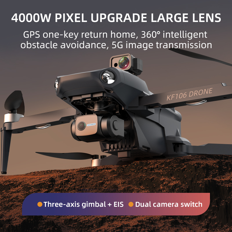 2022 新 KF106 最大ドローン 8K プロフェッショ - Drone Rc Team City のレビューと価格