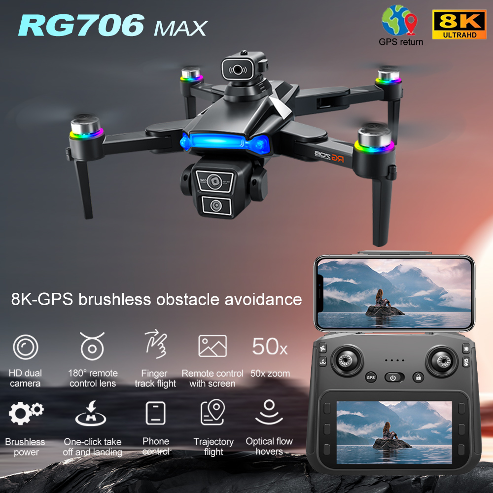 JJRC RG706 Max GPSドローン 8K HDデュ - Drone Aircraft Jjrc のレビューと価格
