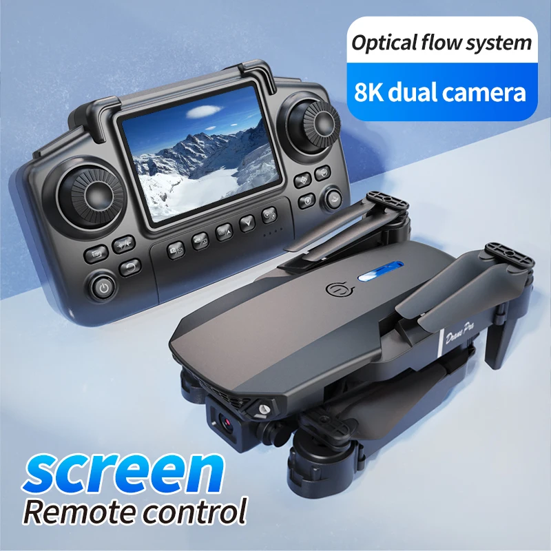 プロフェッショナル E88 プロドローン スクリーン付き 8 - Drone Rc Foldable のレビューと価格