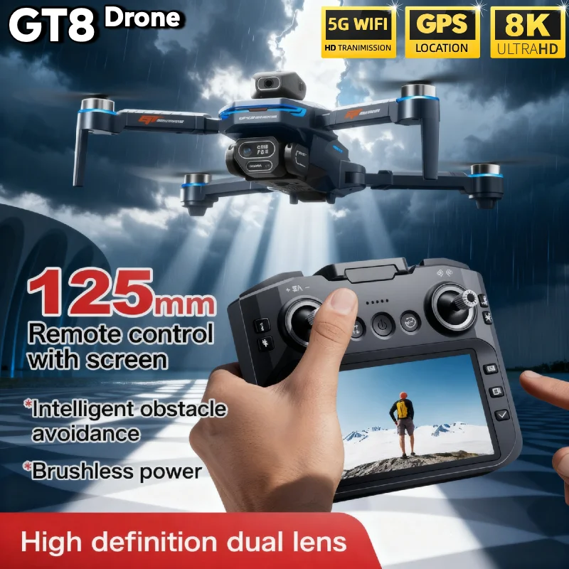 LSRC GT8 ドローン 4K プロフェッショナル デュア - Drone Gt8 Rc のレビューと価格