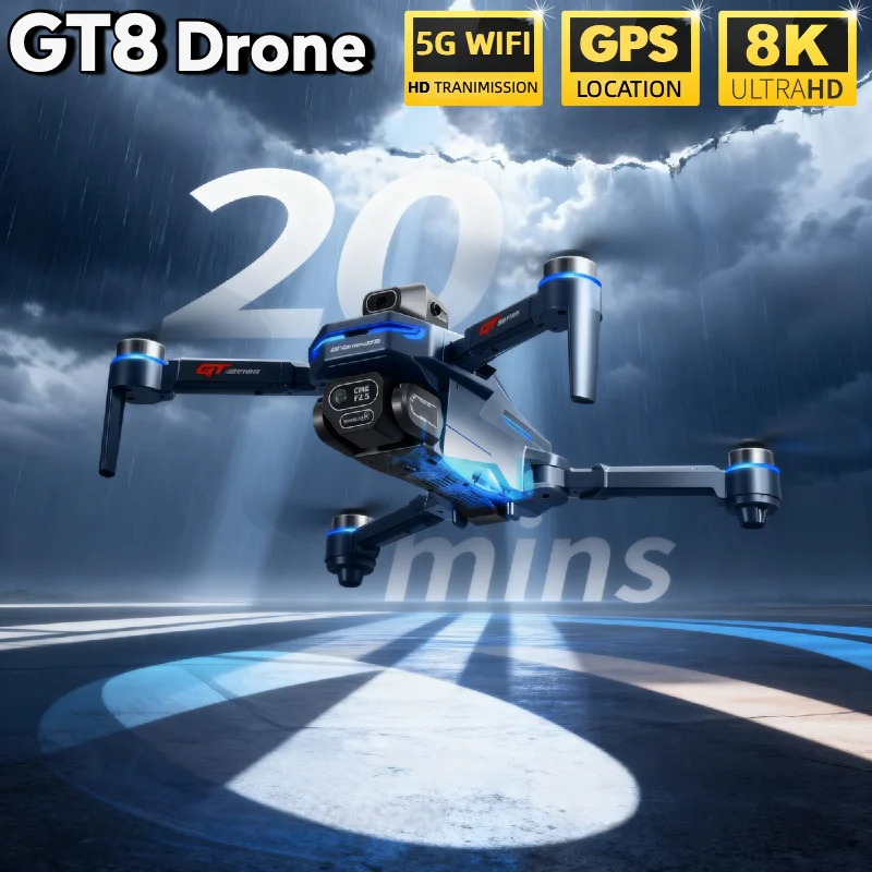 LSRC GT8 ドローン 4K プロフェッショナル デュア - Drone Gt8 Rc のレビューと価格