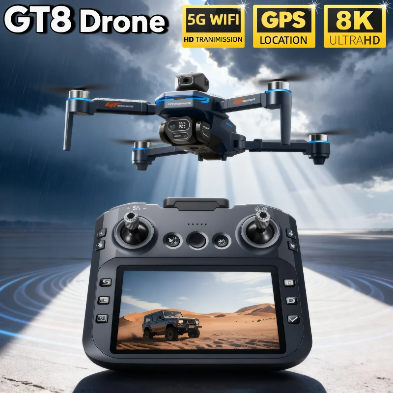 LSRC GT8 ドローン 4K プロフェッショナル デュア - Drone Gt8 Rc のレビューと価格