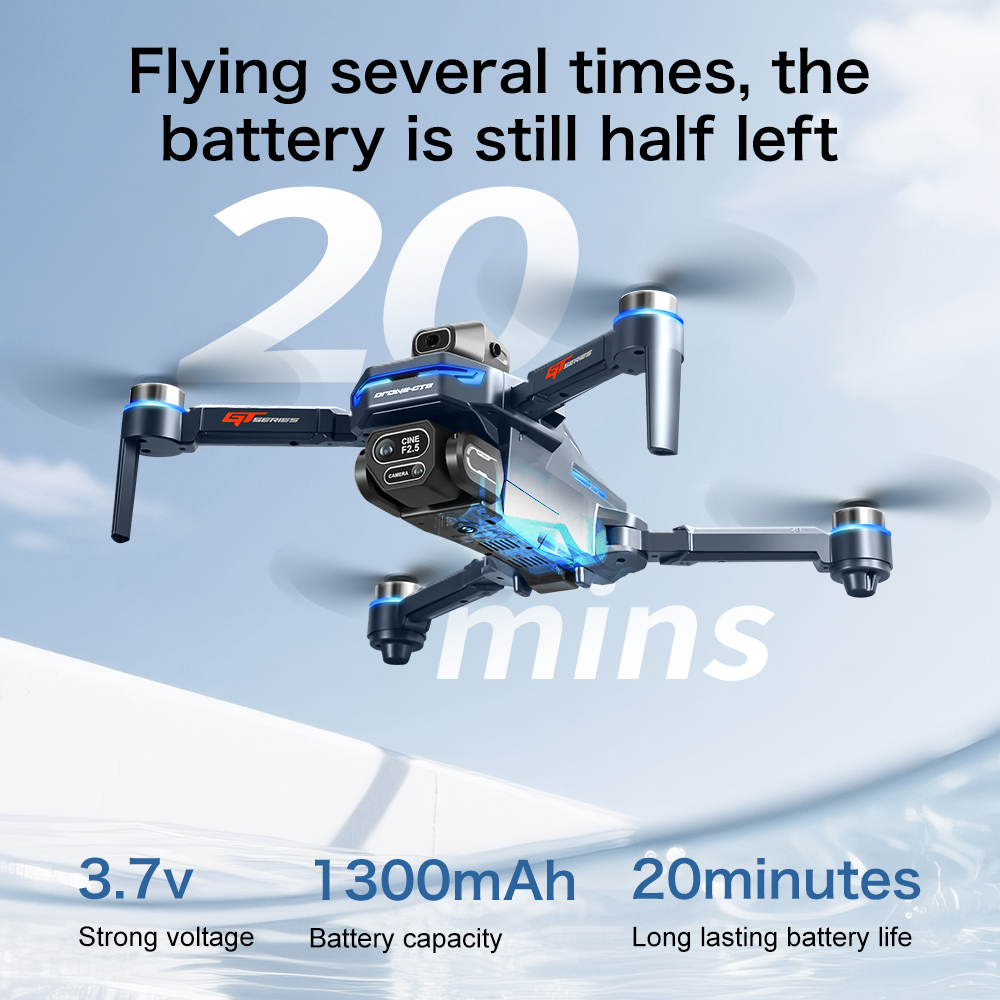 Lenovo GT8 8K HD デュアルカメラ搭載 折りた - Drone Gt8 Rc のレビューと価格