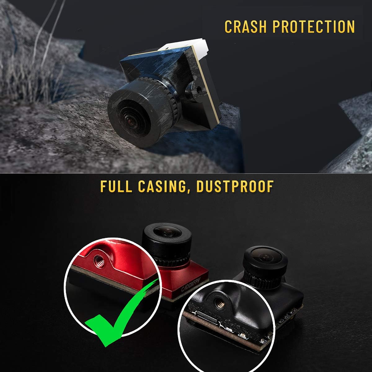 CADDX マイクロ FPV カメラ Ratel 2 4.5 - Drone Rc Camera のレビューと価格