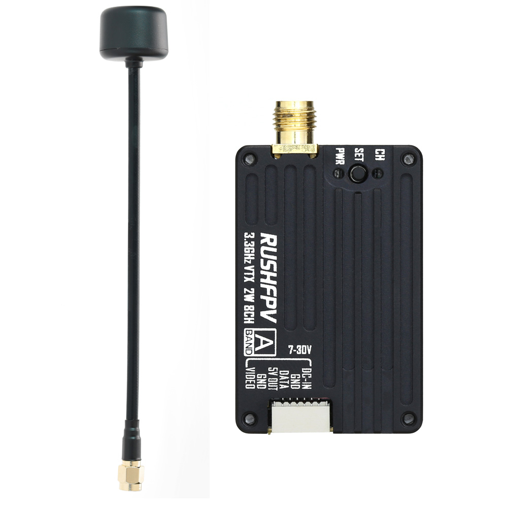 RUSHFPV 3.3G 2W VTX送信機 FPV送信機受 - Drone Rc Remote のレビューと価格