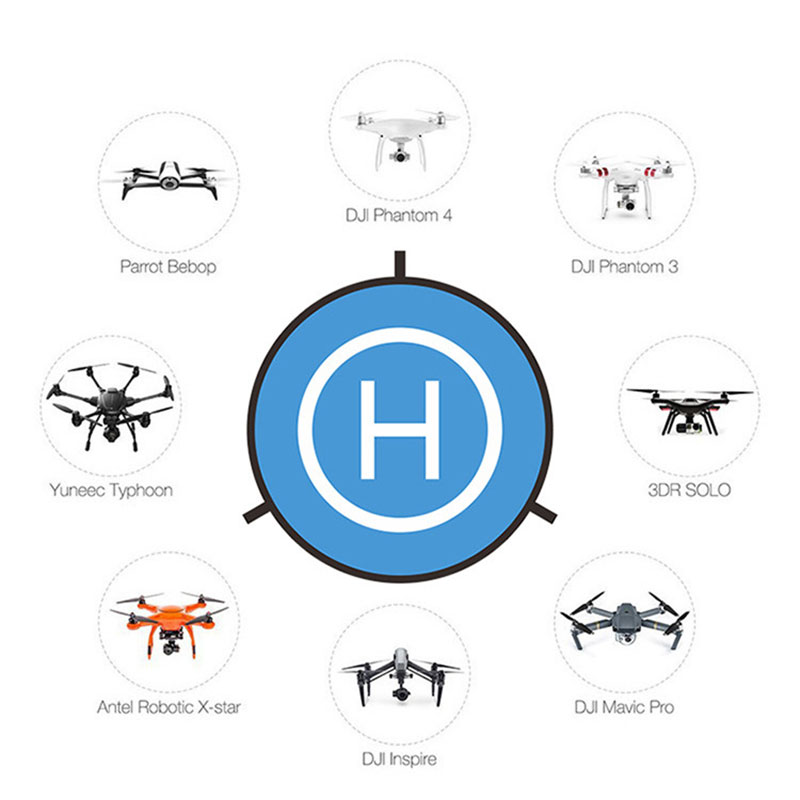 クワッドコプター用折りたたみ式ランディングパッド,55cm, - Drone Rc Foldable のレビューと価格