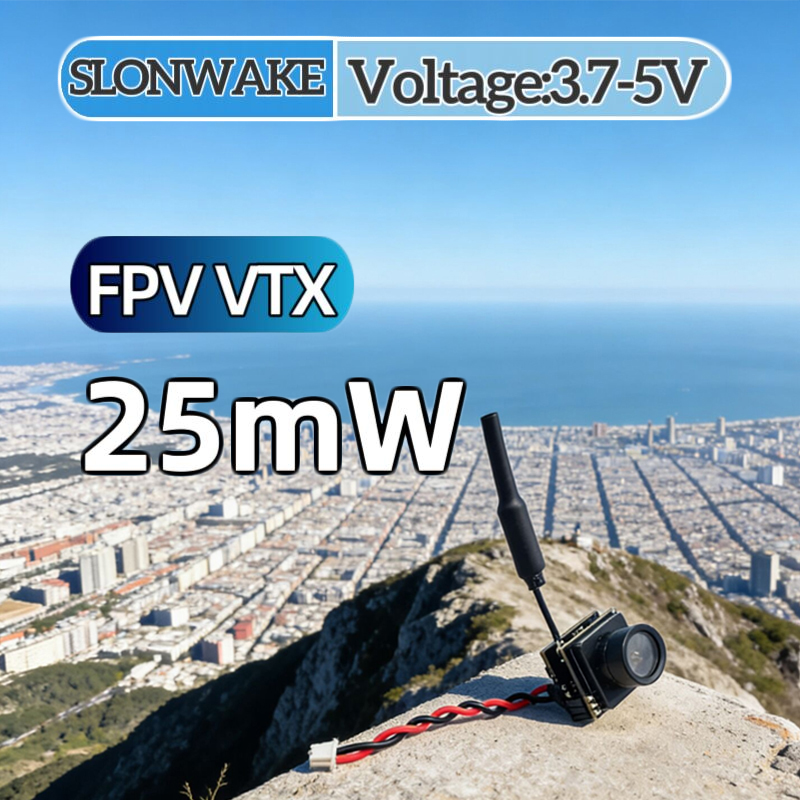 SLONWAKE FPV 25mW パワーシミュレーション  - Drone Rc Camera のレビューと価格
