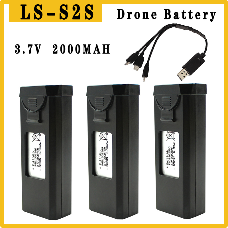 オリジナル S2S ドローンバッテリー 3.7V 2000m - Drone Sjrc のレビューと価格