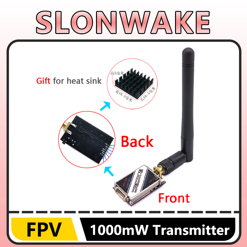 SLONWAKE 5.8G 48CH 1W VTX 100/ - Drone Rc Camera のレビューと価格