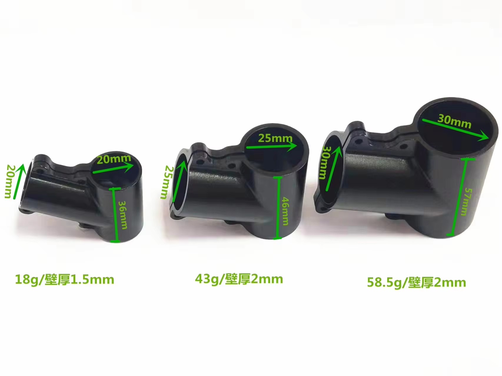 1pc 3方向ジョイントカーボンチューブ T クランプ接続ク - Drone Rc Not Connected のレビューと価格