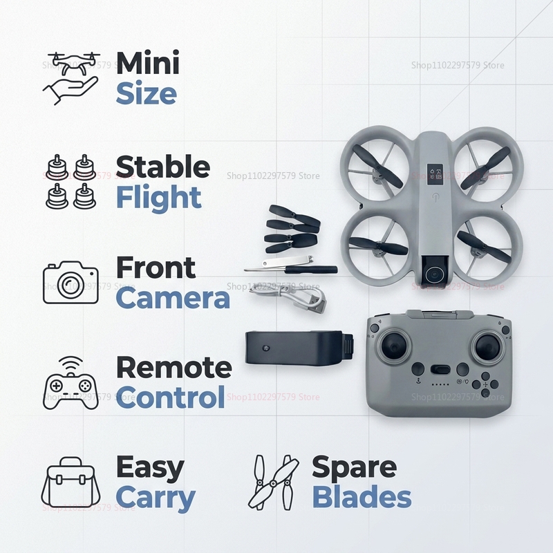 8K HDカメラ搭載ミニドローン FPV折りたたみ式クアッド - Drone Rc Foldable のレビューと価格