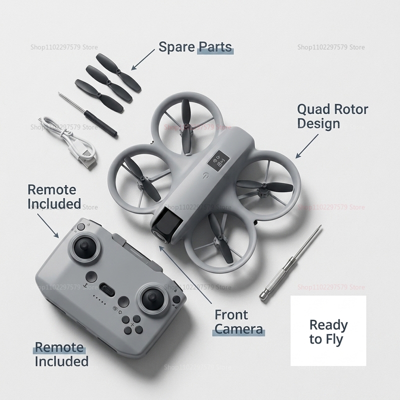 8K HDカメラ搭載ミニドローン FPV折りたたみ式クアッド - Drone Rc Foldable のレビューと価格