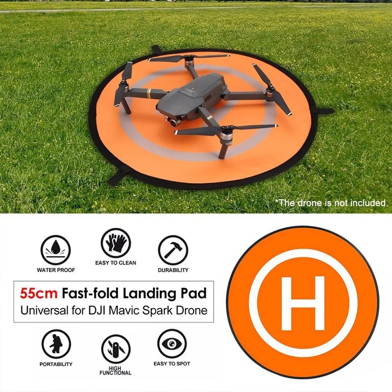折りたたみ式ランディングパッド 55cm RCドローン用 – - Drone Rc Foldable のレビューと価格