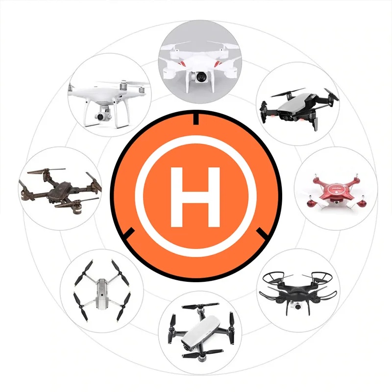 折りたたみ式ランディングパッド 55cm RCドローン用 – - Drone Rc Foldable のレビューと価格