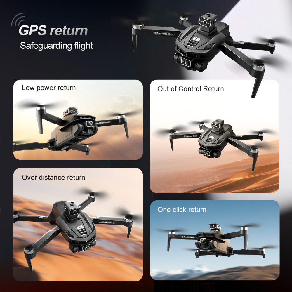V168 PRO Max GPS ドローン 8K プロフェッ - Drone Rc Explorer のレビューと価格