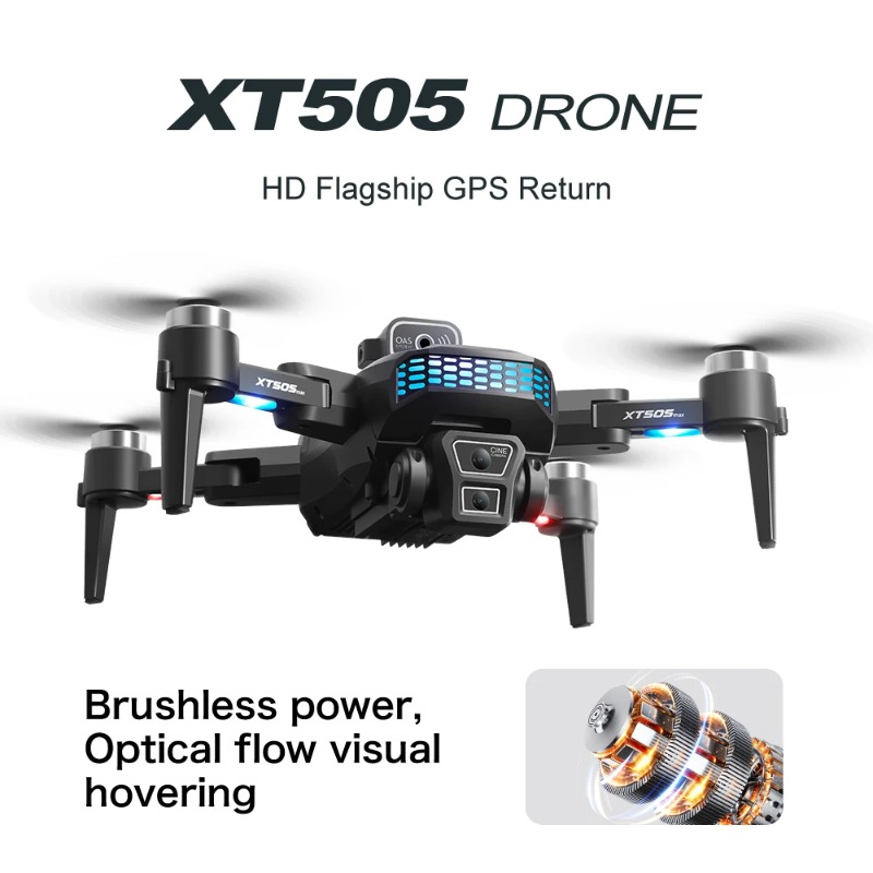 レノボ XT505 ブラシレス折りたたみ式ドローン GPS  - Xt505 Rc Drone のレビューと価格