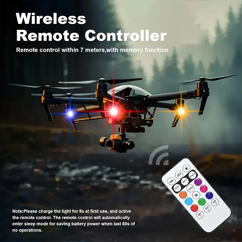 LED 航空機ストロボライト 1-10 個オートバイドローン - Drone Aircraft Jjrc のレビューと価格