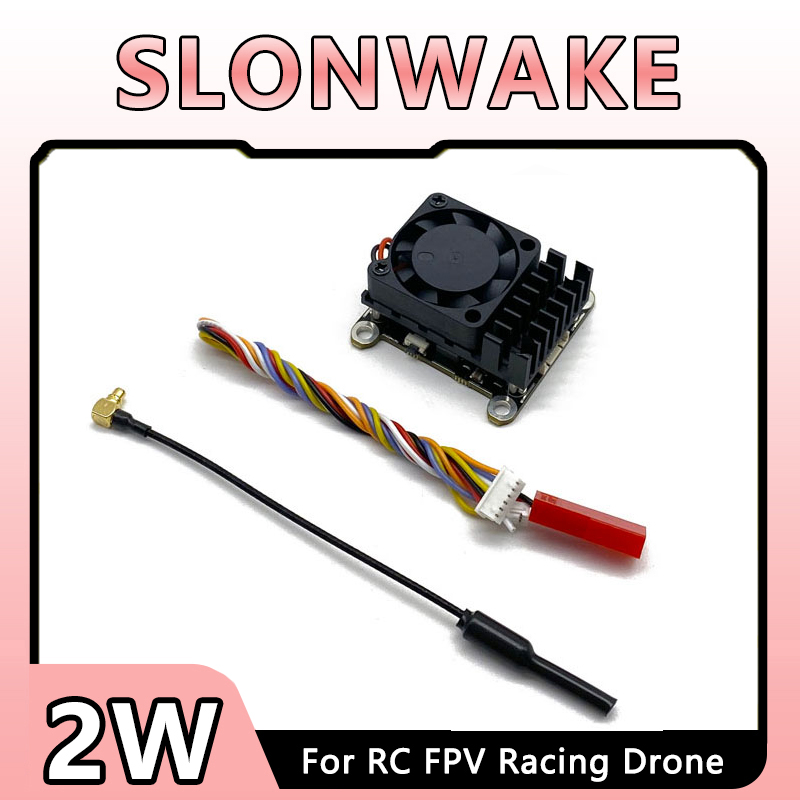 新しいアップグレード版 5.8Ghz 2W 調整可能なFPV - Vtx Video Transmitter のレビューと価格