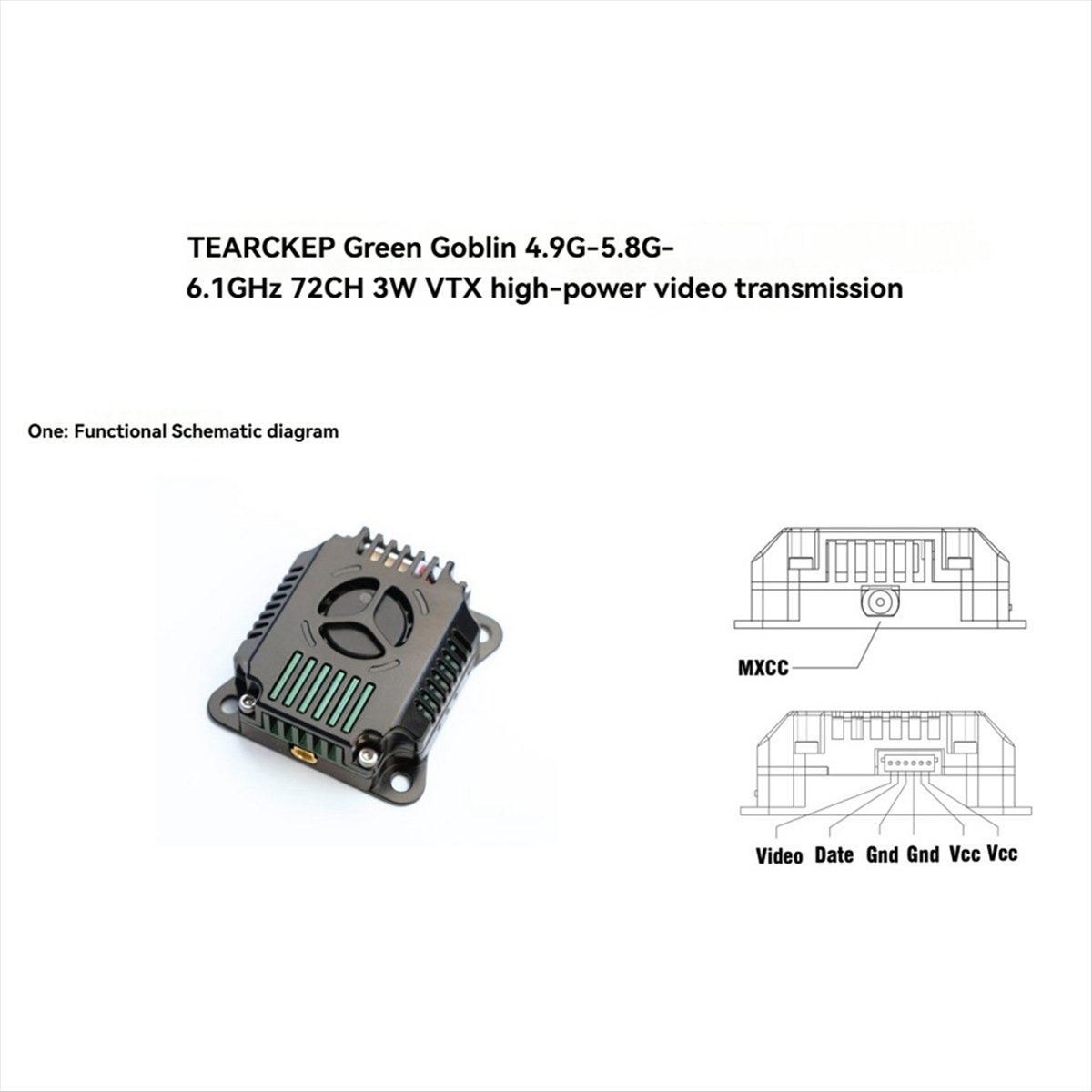 FPVトラバースマシン 4.9～6.1GHz 3Wアナログビ - Vtx Video Transmitter のレビューと価格