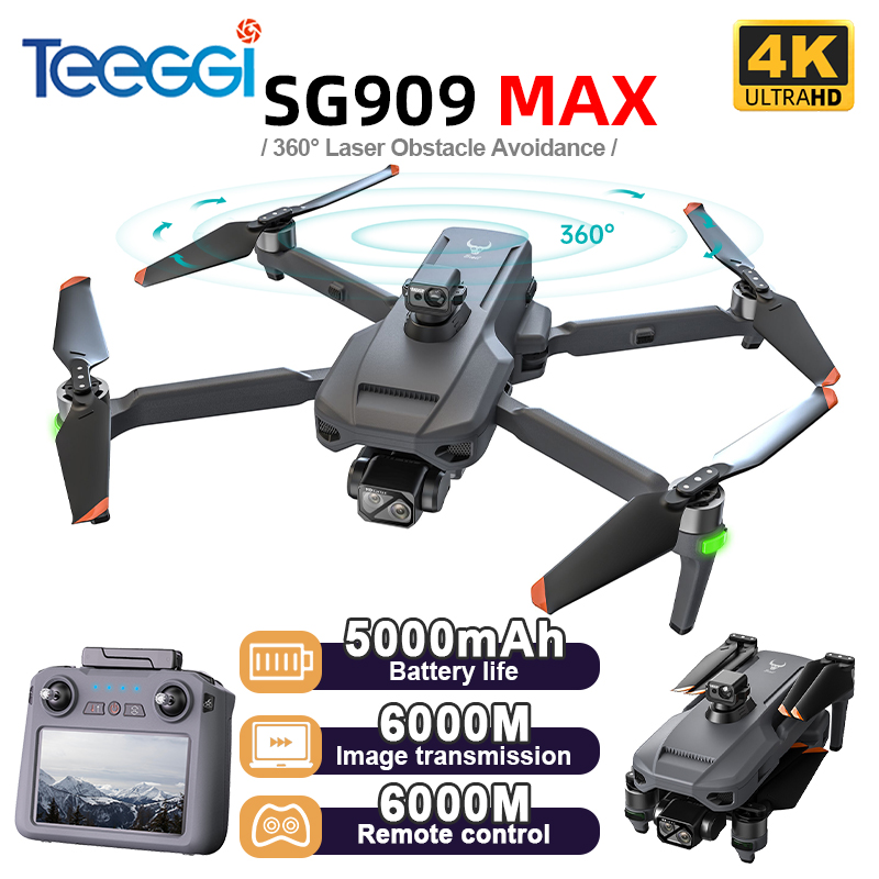 Teeggi SG909 MAX GPS ドローン 4K カ - Drone Rc Team City のレビューと価格