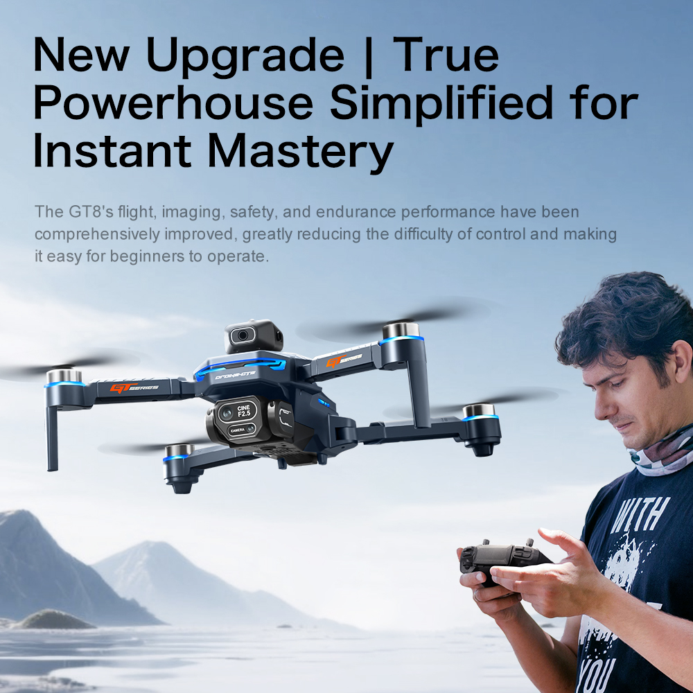 レノボ GT8 ドローン 8K HD デュアルカメラ 空撮  - Drone Gt8 Rc のレビューと価格