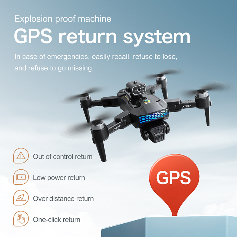 新型XT555 GPS RCドローン カメラ搭載 プロ仕様  - Drone Rc Foldable のレビューと価格