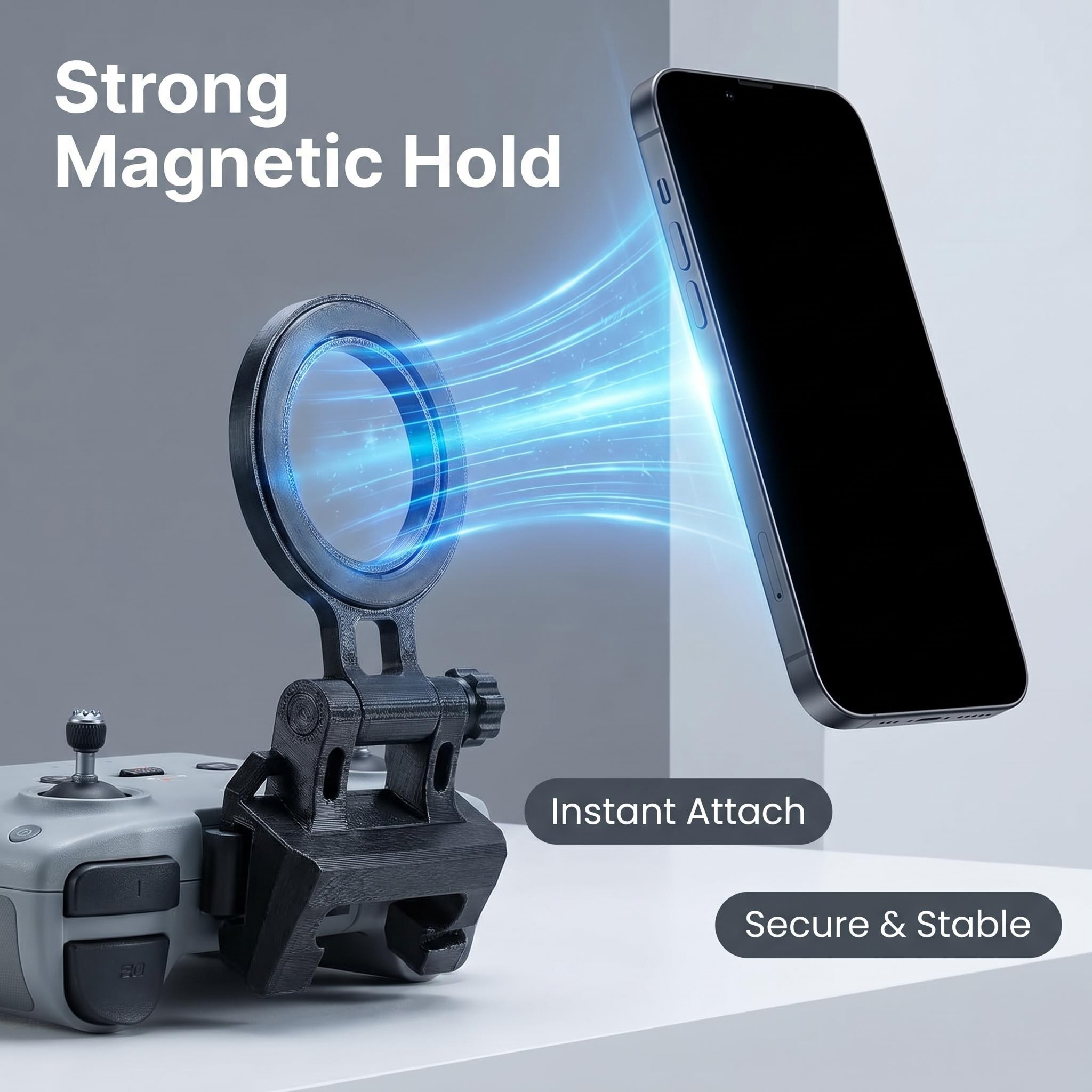 折りたたみ式 MagSafe 磁気電話マウント DJI RC - Drone Rc N2 のレビューと価格