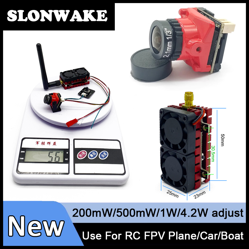 SLONWAKE 5.8G 48CH 4.2W VTX トラ - Vtx Video Transmitter のレビューと価格