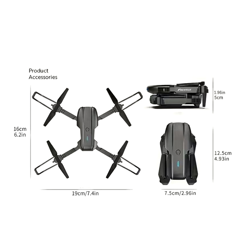 FACEGLE UAV E99 Nova RCドローン ミニ - Drone Rc Foldable のレビューと価格