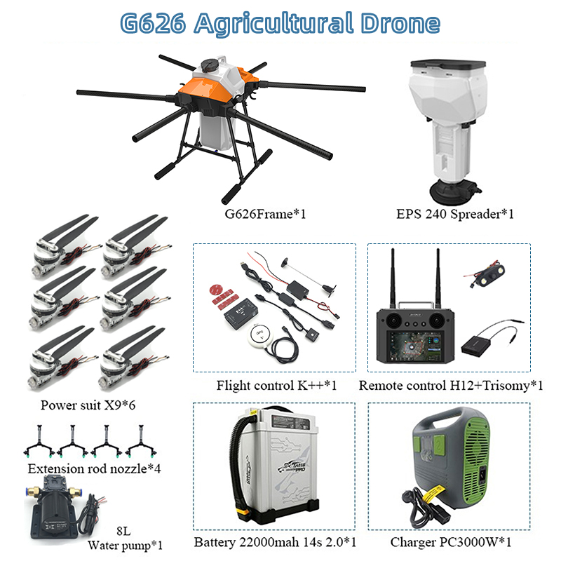EFT G610 G616 G620 G626 G630 3 - Heavy Lift Drone Frame のレビューと価格