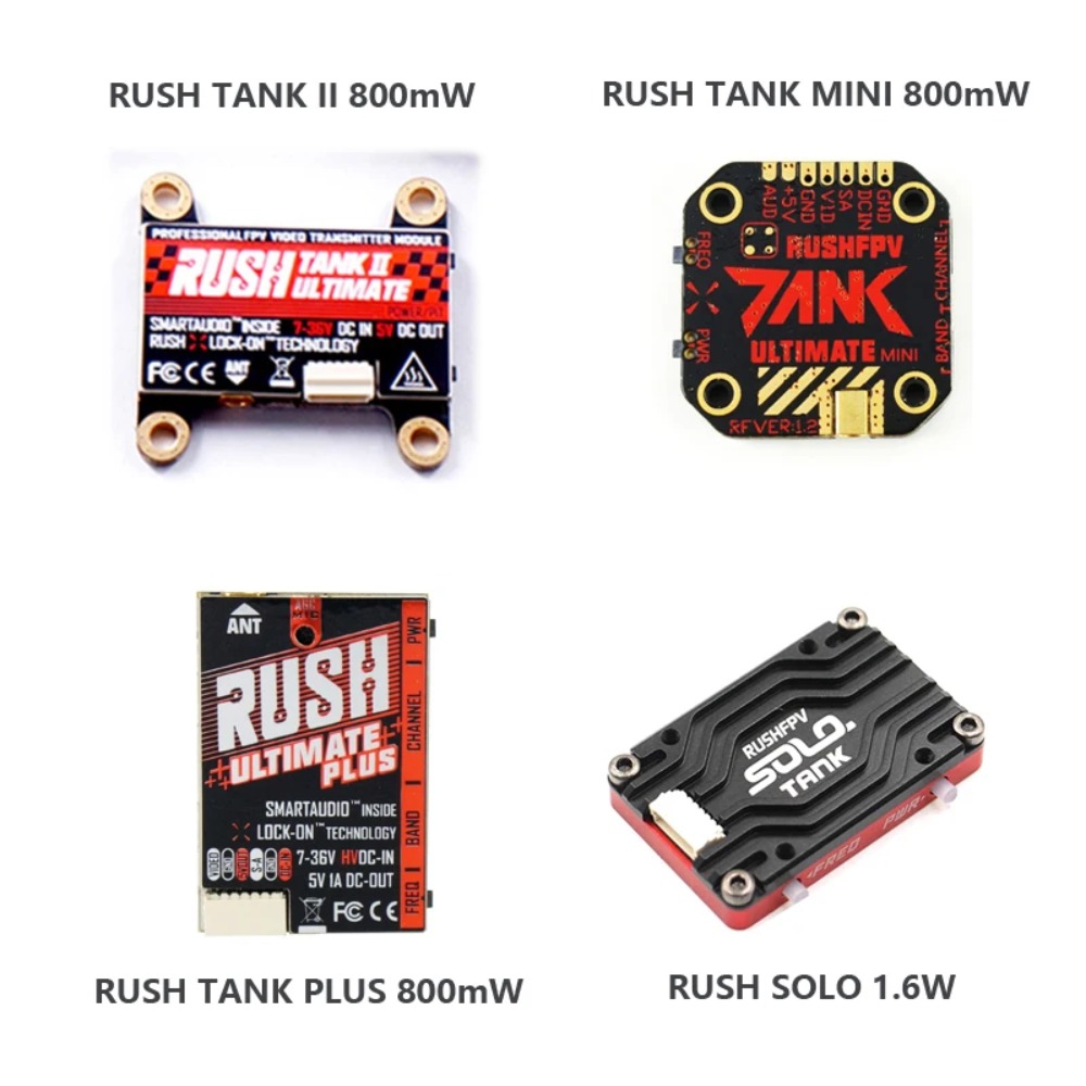 RUSH TANK Ultimate II/Mini/PLU - Vtx Video Transmitter のレビューと価格