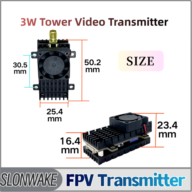 SLONWAKE 5.8G 3000mW シミュレーション  - Vtx Video Transmitter のレビューと価格