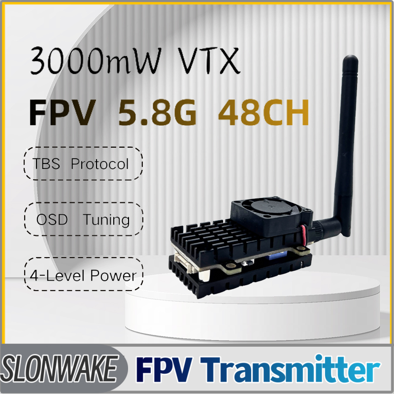 SLONWAKE 5.8G 3000mW シミュレーション  - Vtx Video Transmitter のレビューと価格